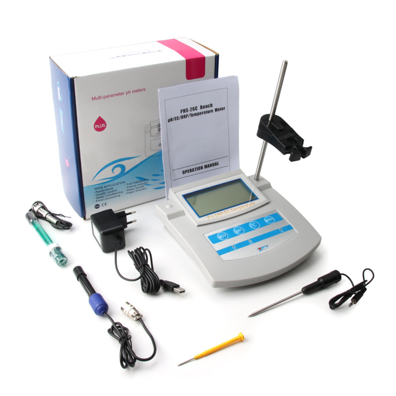 PHS-26C stolni 6-u-1 Analizator kvalitete vode s pH, EC/TDS/CF/ORP, temperaturom i otopljenim kisikom