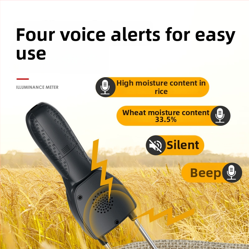 Delixi DLX-HT630A vlhkomer na zrno pre pšenicu, ryžu, kukuricu a sóju – rozsah 7,5–55%, rozlíšenie 0,1%
