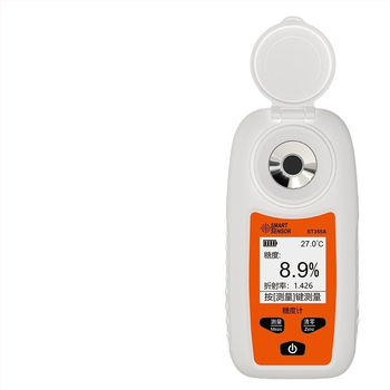 Cukrový refraktometer - digitálny prístroj pre ovocie a nápoje (Model ST335A, Značka Smartsensor/xima, Rozsah sladkosti 0-55%)