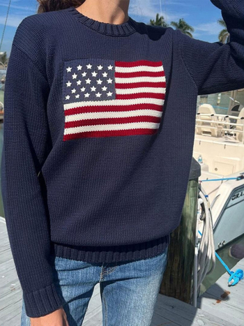 Pulover s kapuljačom, prugasti od pamuka i poliestera, okrugli izrez, uski kroj