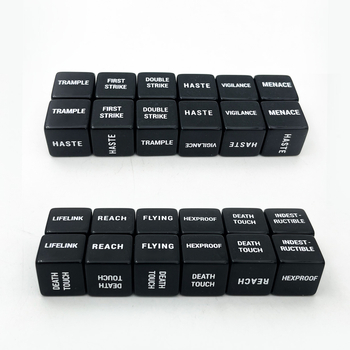 Akrilne kocke za društvene igre s pravokutnim kutem; mogućnost prilagodbe; pogodne za šah i karte.