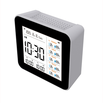 ZN-2C012: Tuya WiFi 13-σε-1 μετρητής CO2 και ποιότητας αέρα με ασύρματο 433 MHz, WiFi; εύρος CO2 400–6000 ppm, ακρίβεια 50 ppm, τάση 3.7 V