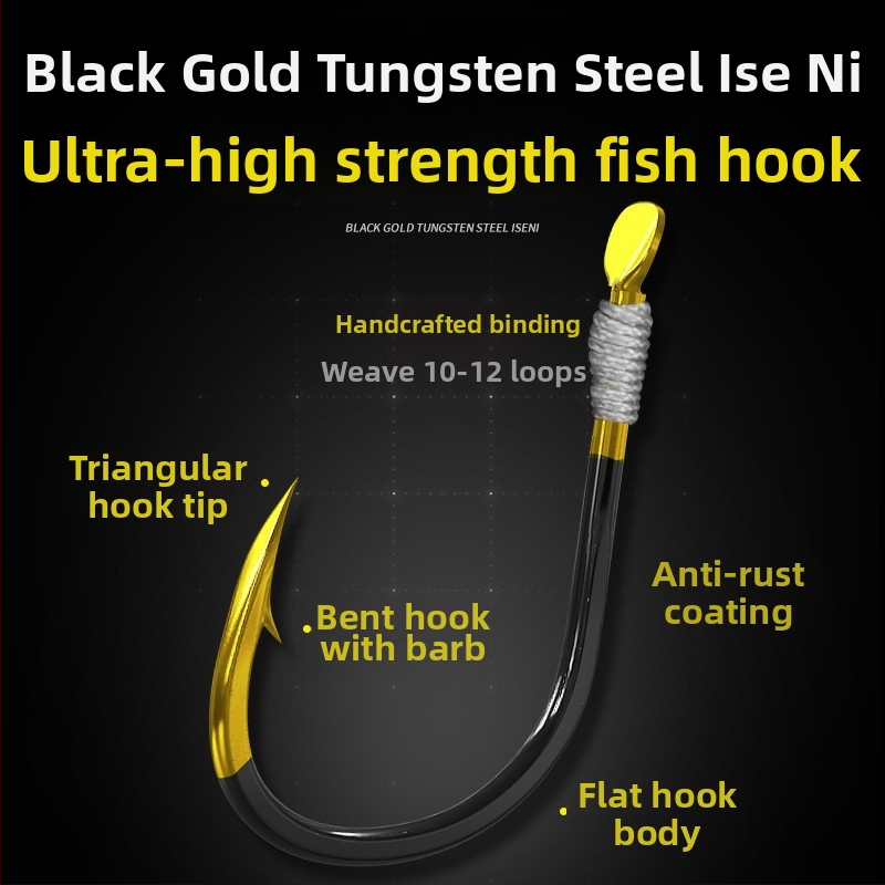 Sada rybárskeho rigu s dvojitými háčikmi – hlavná línia, silný ťah