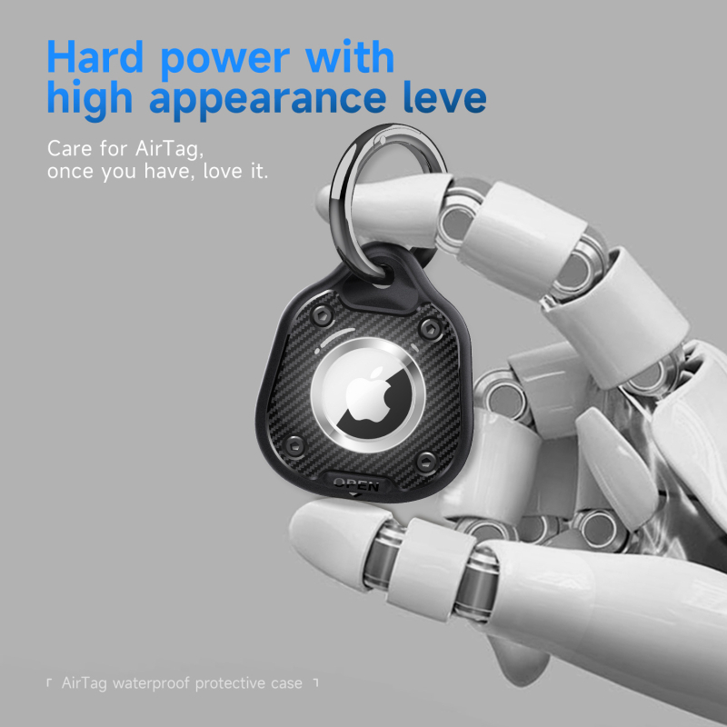 Vízálló Airtag védőtok Apple AirTag-hez – TPU anyag, Haitun modell, injektálással gyártott, háromszoros védelem
