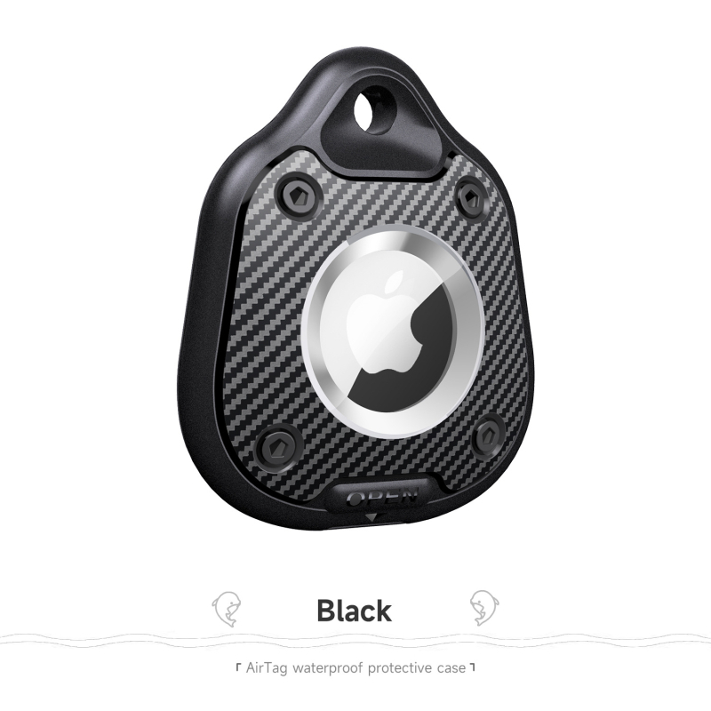 Vízálló Airtag védőtok Apple AirTag-hez – TPU anyag, Haitun modell, injektálással gyártott, háromszoros védelem