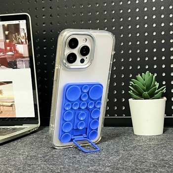 Suport de birou din silicon cu ventuză pentru telefon – universal, material silicon, suport telefon, suport birou