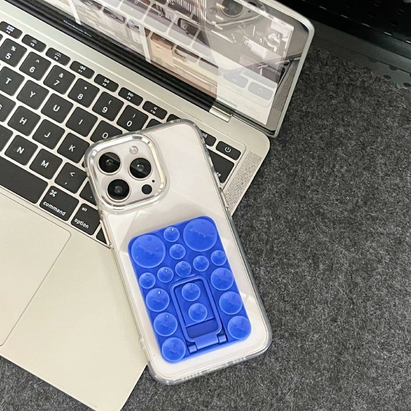 Suport de birou din silicon cu ventuză pentru telefon – universal, material silicon, suport telefon, suport birou