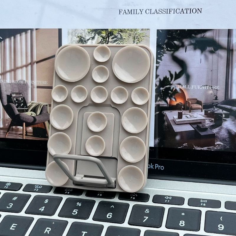 Suport de birou din silicon cu ventuză pentru telefon – universal, material silicon, suport telefon, suport birou