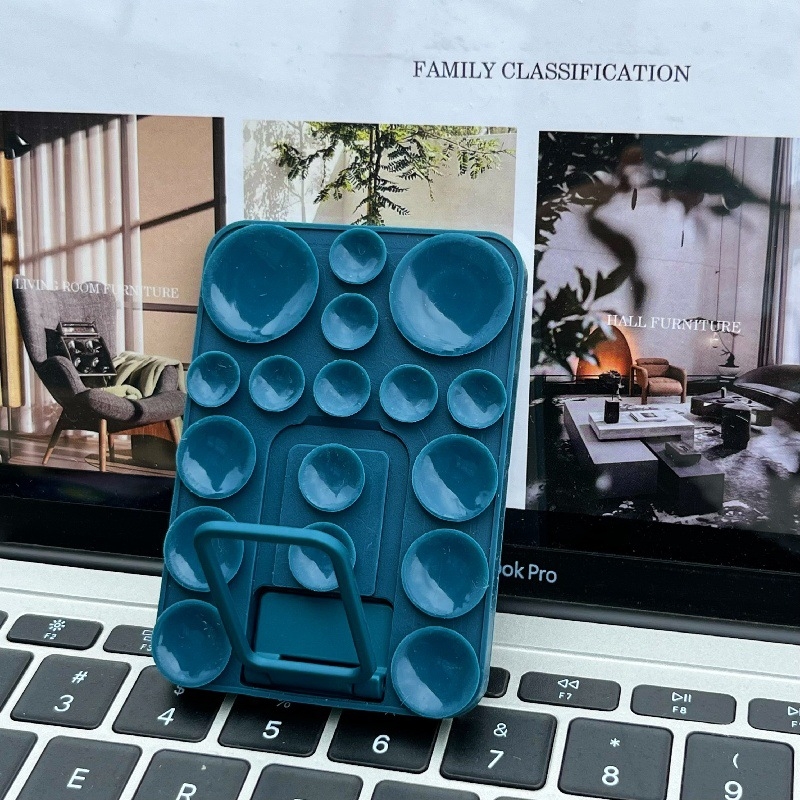 Suport de birou din silicon cu ventuză pentru telefon – universal, material silicon, suport telefon, suport birou