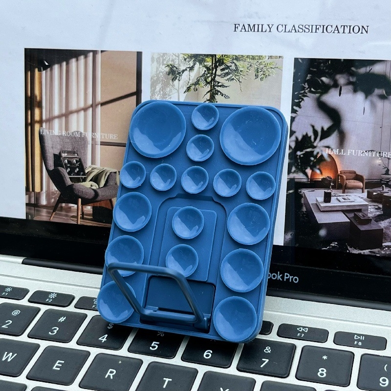 Suport de birou din silicon cu ventuză pentru telefon – universal, material silicon, suport telefon, suport birou