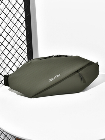 Muška crossbody torba – ulični stil, Oxford tkanina, vodootporna, karirani uzorak, Calico Klare
