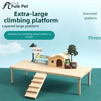 Ландшафтен комплект за хамстерска клетка – стил Moss Micro Landscape, пластмаса, марка Weibi, модел C041008, тегло 200 g