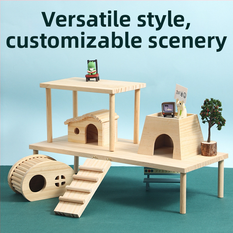 Ландшафтен комплект за хамстерска клетка – стил Moss Micro Landscape, пластмаса, марка Weibi, модел C041008, тегло 200 g