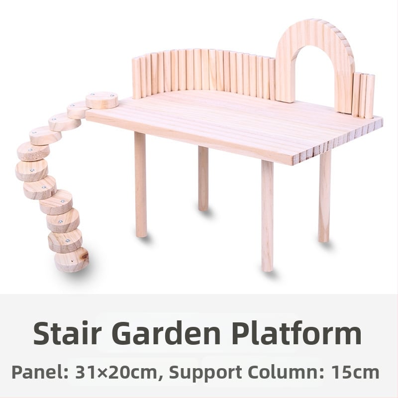 Ландшафтен комплект за хамстерска клетка – стил Moss Micro Landscape, пластмаса, марка Weibi, модел C041008, тегло 200 g