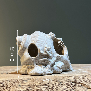 Декор за аквариум от неръждаема стомана, стил скалист пейзаж, естетичен аквариумен пейзажен декор