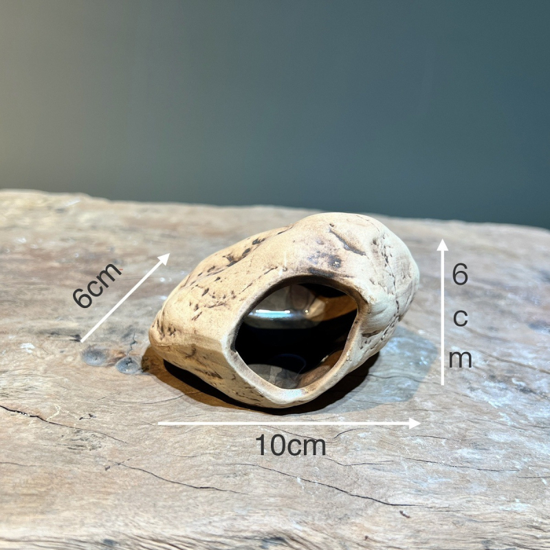 Декор за аквариум от неръждаема стомана, стил скалист пейзаж, естетичен аквариумен пейзажен декор