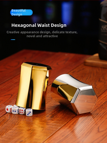 Čaša za kockice Deep Watanabe ABS, s zaobljenim kutovima, prilagodljivo, set od 100 komada