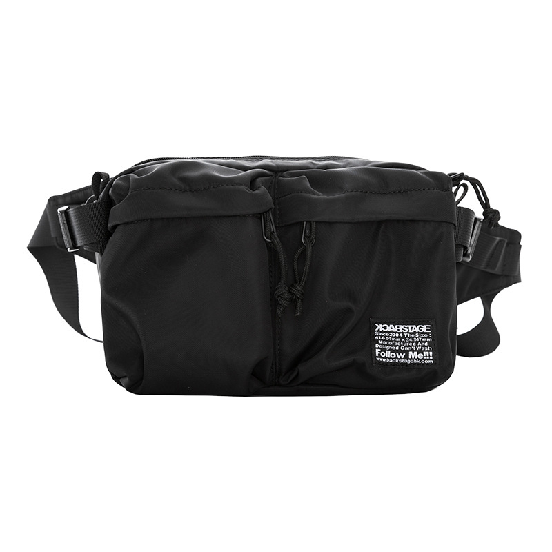 Muška crossbody torba — Oxford platno, vodoravni kvadratni oblik, zatvaranje zatvaračem, unutarnji džepovi: zip džep, džep za telefon, džep za ID; jedan remen