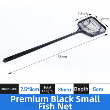 Αναδιπλούμενο ενυδρείο δίχτυ με χειρολαβή, κεφαλή στρογγυλή ή τετράγωνη, για χρυσόψαρα και τροπικά ψάρια