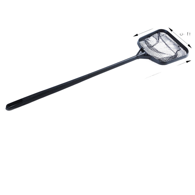 Αναδιπλούμενο ενυδρείο δίχτυ με χειρολαβή, κεφαλή στρογγυλή ή τετράγωνη, για χρυσόψαρα και τροπικά ψάρια