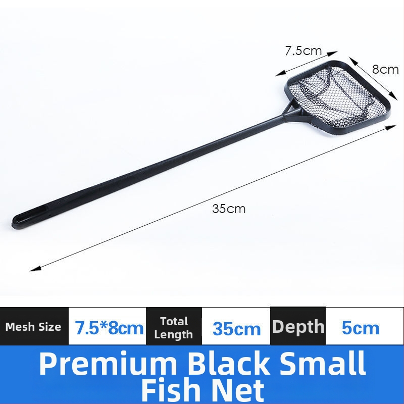 Αναδιπλούμενο ενυδρείο δίχτυ με χειρολαβή, κεφαλή στρογγυλή ή τετράγωνη, για χρυσόψαρα και τροπικά ψάρια