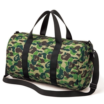 Cilindrična crossbody torba s kamuflažom Ape Head od Oxford tkanine, kapacitet ispod 20 L, unisex