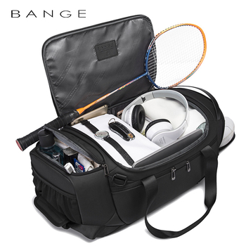 Fitness torba s odjeljkom za suhe/mokre stvari i odvojenim pretincem za cipele, kapacitet 20-35L, Oxford tkanina, crossbody dizajn