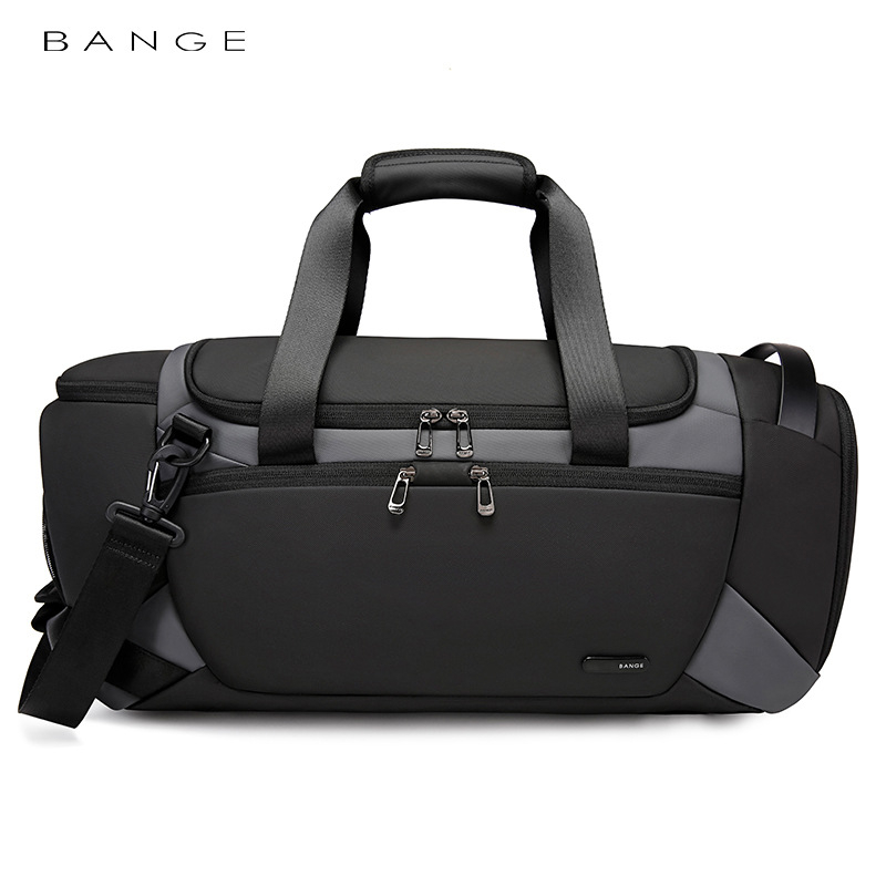 Fitness torba s odjeljkom za suhe/mokre stvari i odvojenim pretincem za cipele, kapacitet 20-35L, Oxford tkanina, crossbody dizajn