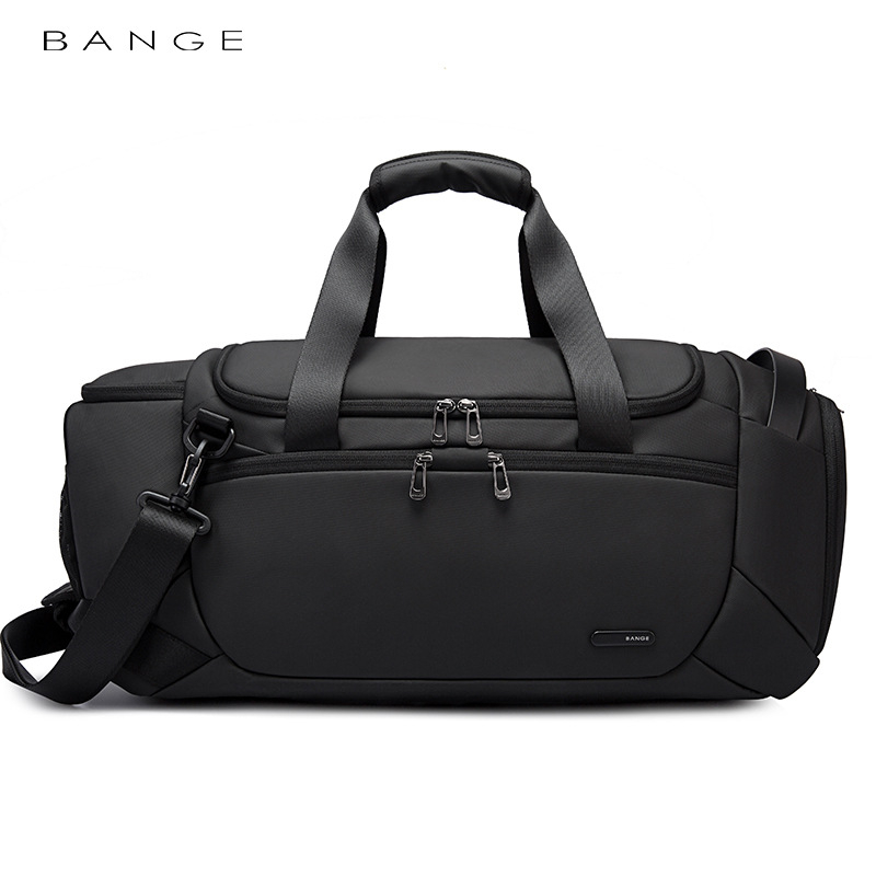 Fitness torba s odjeljkom za suhe/mokre stvari i odvojenim pretincem za cipele, kapacitet 20-35L, Oxford tkanina, crossbody dizajn