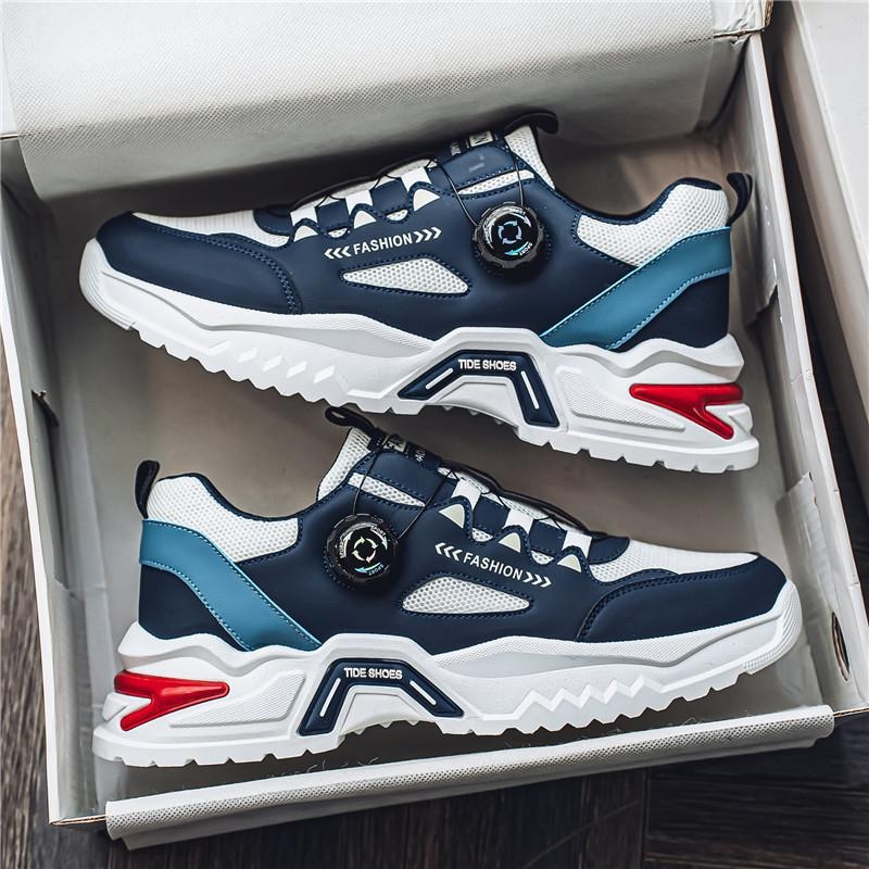 Muške tenisice u stilu Dad shoes za ljeto, prozračne i udobne (gornji dio: mikrovlakno; unutarnji dio: mreža; potplat: guma; oblik prsta: zaobljeni; visina pete: niska 1–3 cm)