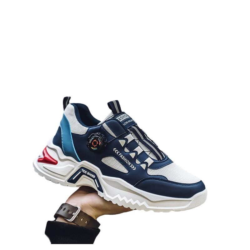 Muške tenisice u stilu Dad shoes za ljeto, prozračne i udobne (gornji dio: mikrovlakno; unutarnji dio: mreža; potplat: guma; oblik prsta: zaobljeni; visina pete: niska 1–3 cm)