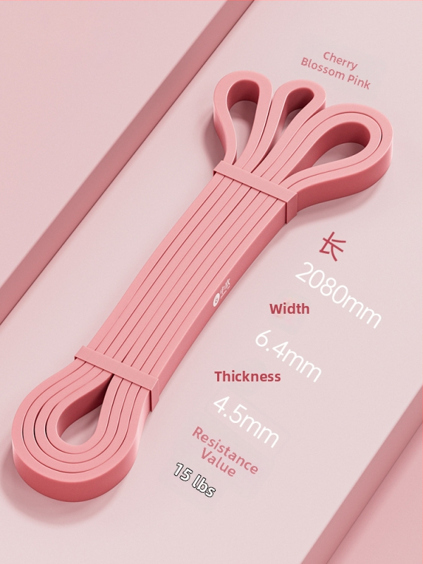 Silikónový rezistenčný pás na posilňovanie — domáce fitnes, joga; zamerané na gluteálne svaly, nohy a chrbát; materiál: silikón