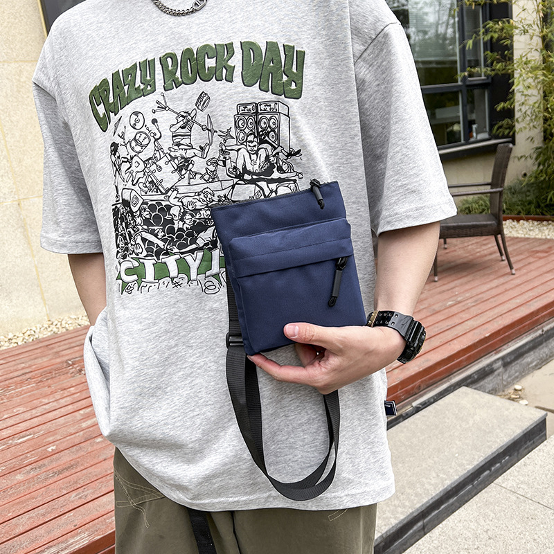 Muška crossbody torba, Oxford tkanina, gradski minimalistički stil, prozračna, Model 211#