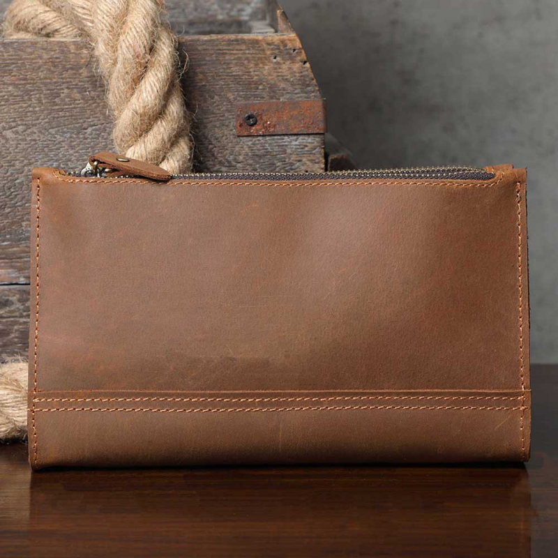 Swoke muška crossbody torba, prava koža, gornji sloj kože, ulični stil
