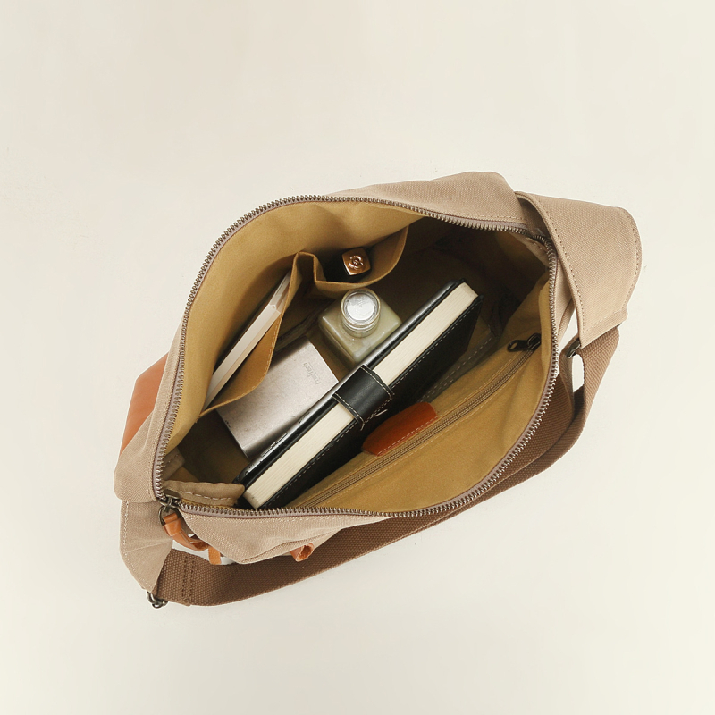 Muška crossbody torba od prave kože, gradski minimalistički stil, koža prvog sloja, otporna na habanje