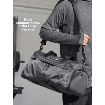 Unisex crossbody torba za fitness s odjeljkom za suhe/mokre stvari, kapacitet 20–35L, Oxford platno, stil Business Elite