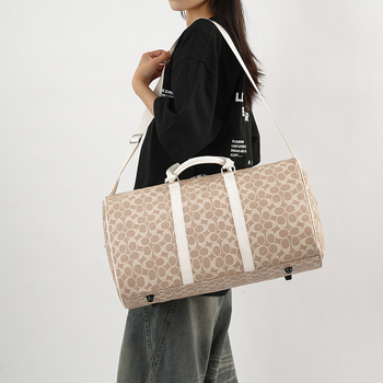 Кросбоди чанта за пътуване, голям капацитет 36–55 л, PU материал, водоустойчива, унисекс, за пътуване на открито