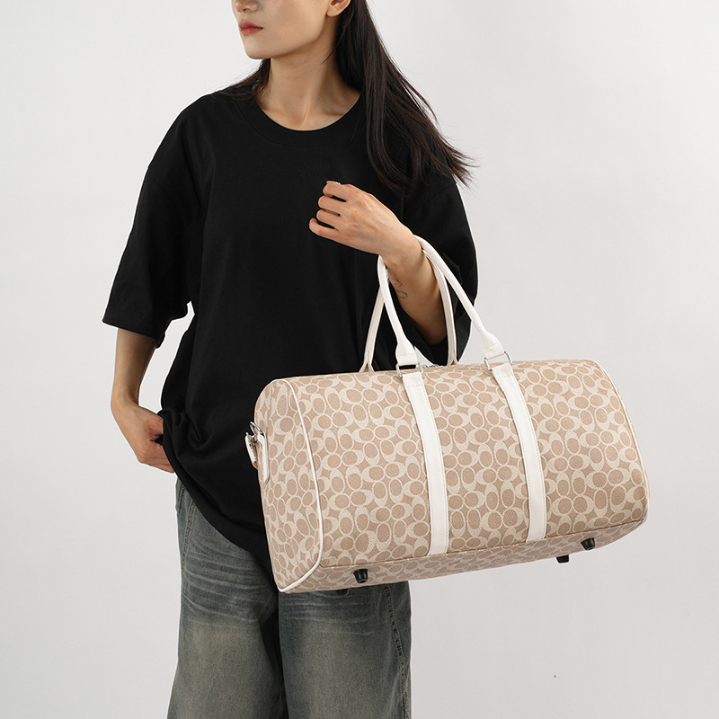 Кросбоди чанта за пътуване, голям капацитет 36–55 л, PU материал, водоустойчива, унисекс, за пътуване на открито