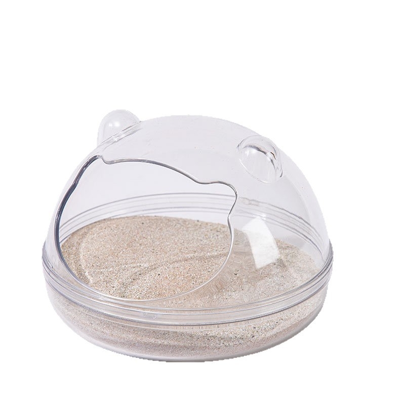 Kupaonica za hamstere – prozirna panoramska posuda za kupanje, plastika (Brand: Chengxi; Kategorija: Pet food utensils)