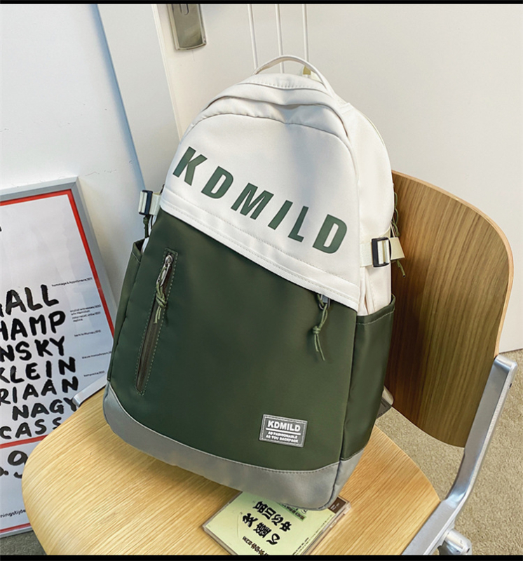 Unisex nylon ruksak s air cushion trakama, kompatibilan s 14-inčnim prijenosnikom, kapacitet 36–55 l