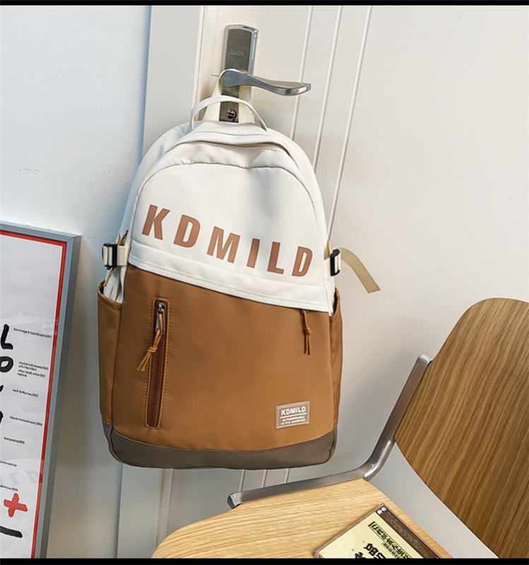Unisex nylon ruksak s air cushion trakama, kompatibilan s 14-inčnim prijenosnikom, kapacitet 36–55 l