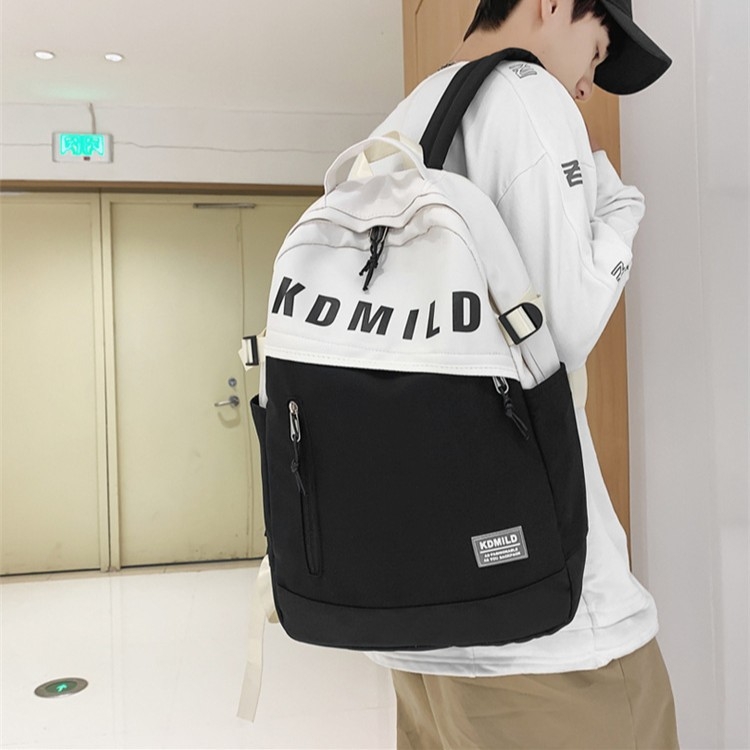 Unisex nylon ruksak s air cushion trakama, kompatibilan s 14-inčnim prijenosnikom, kapacitet 36–55 l