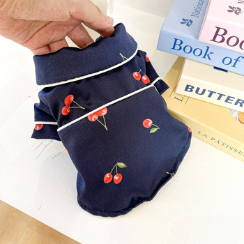 PETCIRCLE Pidžame za kućne ljubimce, poliester pidžama za mačke i male pse, francuski stil proljeće-ljeto dizajn