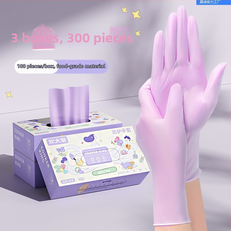 Rukavice z prírodného kaučuku, ultra tenké, jednorázové, potravinárskej triedy, na čistenie v kuchyni