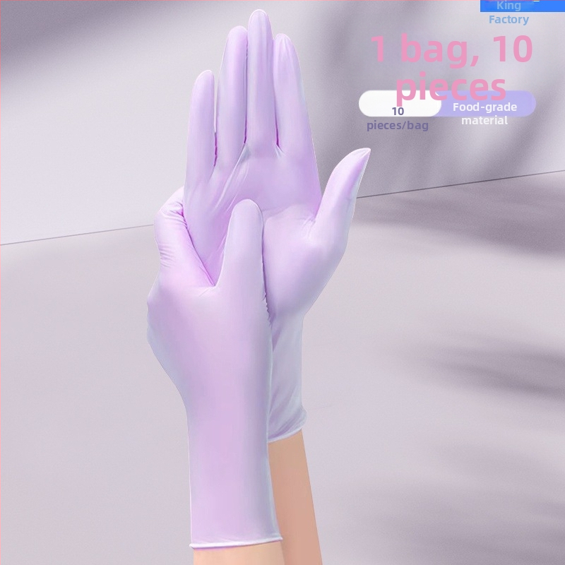 Rukavice z prírodného kaučuku, ultra tenké, jednorázové, potravinárskej triedy, na čistenie v kuchyni