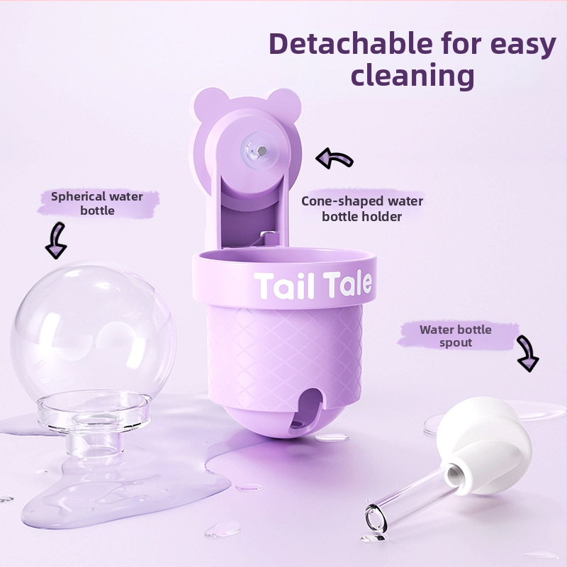 Tailtale vakuumska vodna boca za uho 110 ml – materijali: plastika, silikon, staklo; za hamsterje, gerbile i miševe