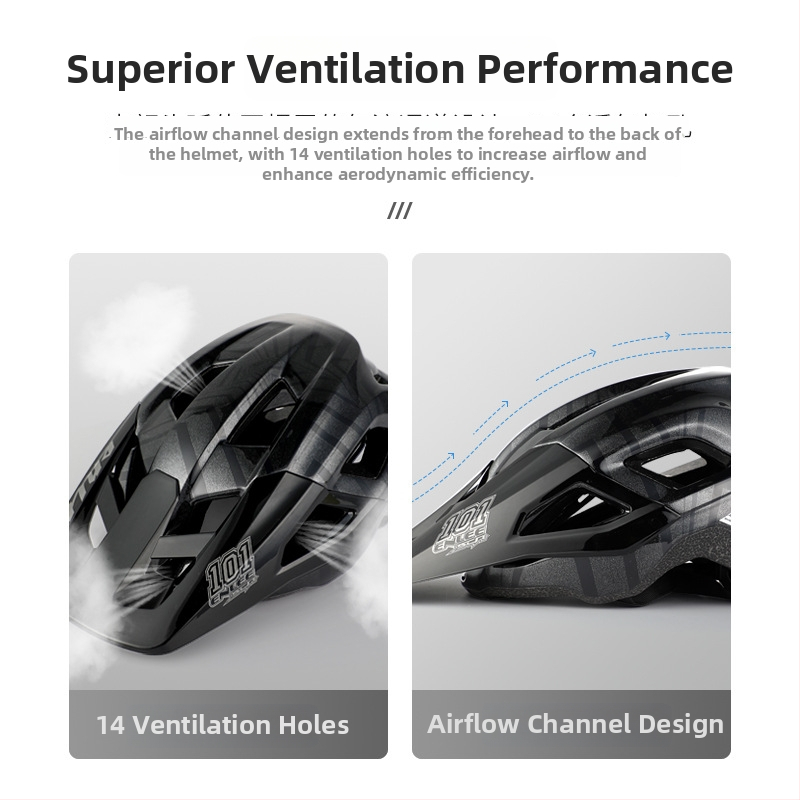 ENLEE Cască de ciclism pentru toate terenurile, universală pentru adulți, carcasă PC + interior EPS, Personalizare cu logo imprimat