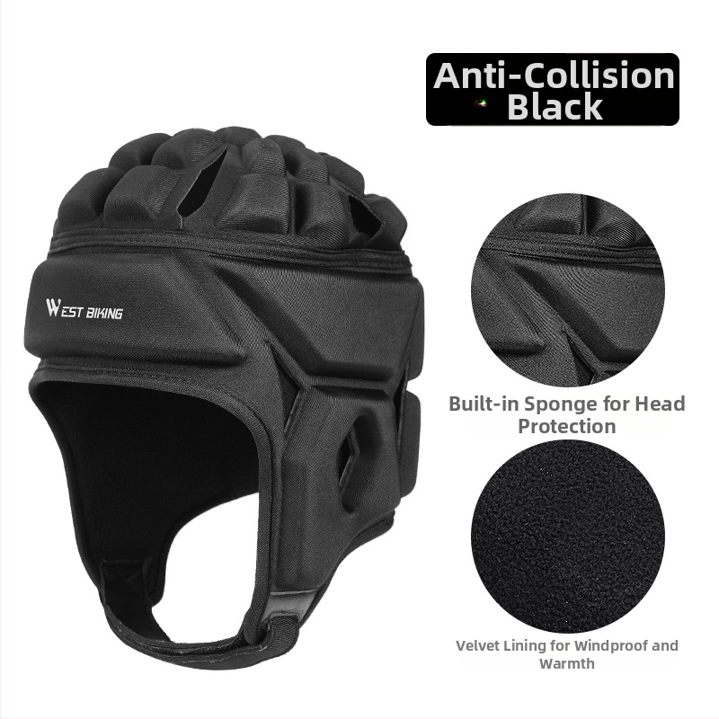 Kaciga za biciklizam - WEST BIKING, 600D kompozitni velur + crni velur, Odrasli, Unisex