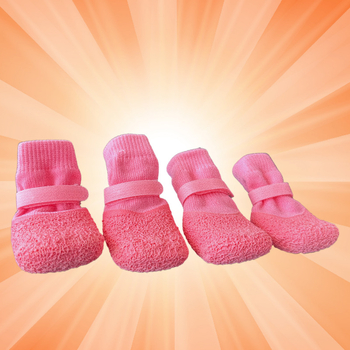 Încălțăminte pentru câini din poliester, model monocrom, țesătură plată grea, suprafață vopsită, universal pentru toate rasele