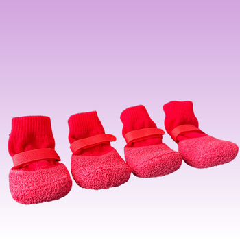 Încălțăminte pentru câini din poliester, model monocrom, țesătură plată grea, suprafață vopsită, universal pentru toate rasele